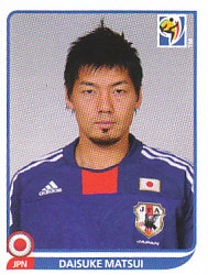 Daisuke Matsui Japan samolepka Panini World Cup 2010 #386